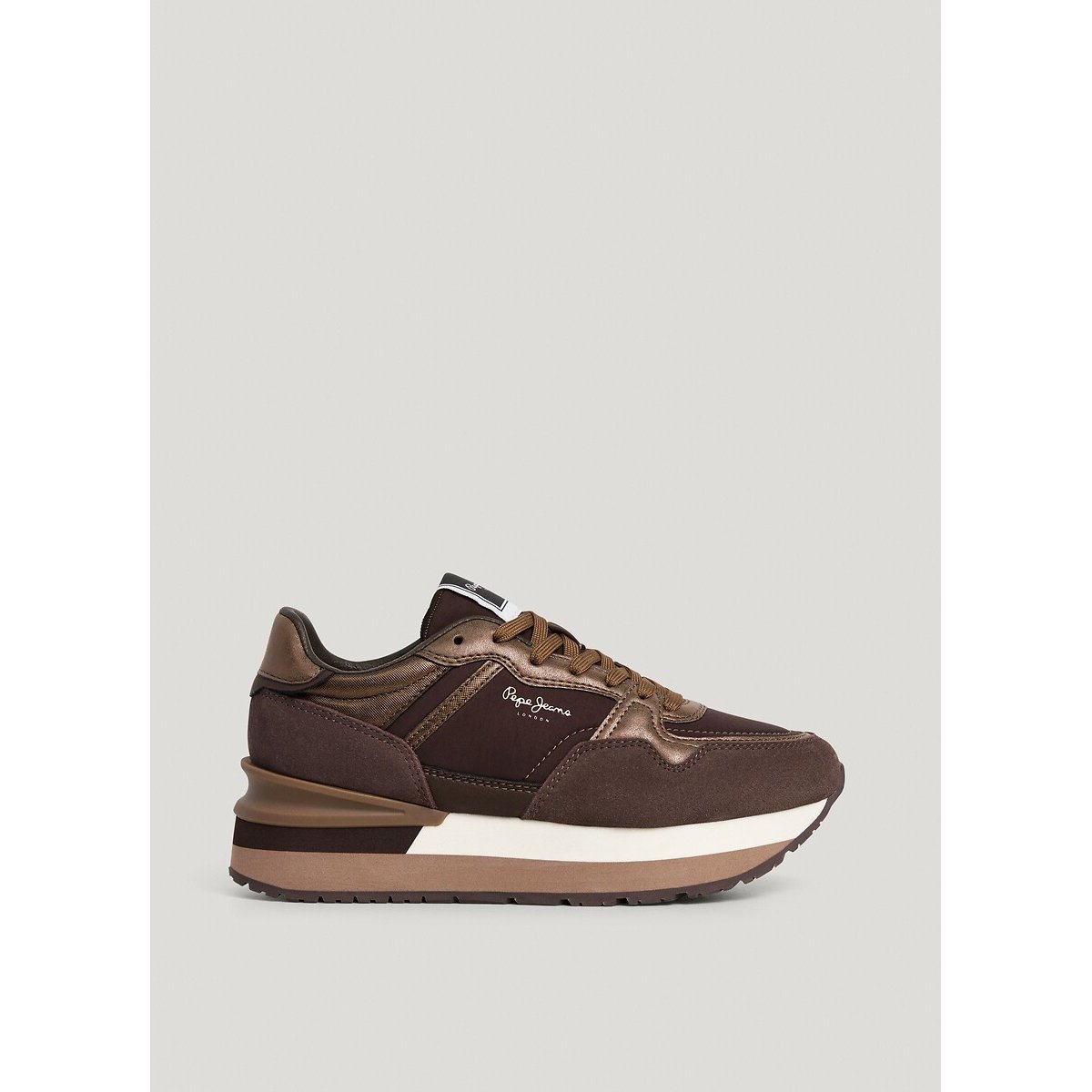Nala Night low top trainers brown, PEPE JEANS