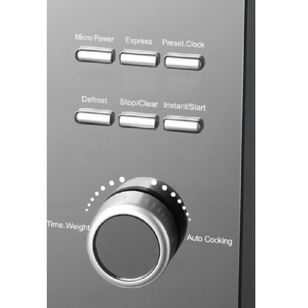 Micro-ondas Magic Micro 26, HAEGER cinza-metal, HAEGER