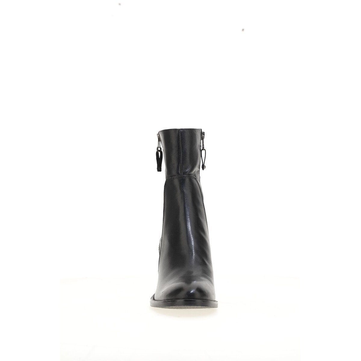 Bottines en cuir ultra souple noir, MJUS