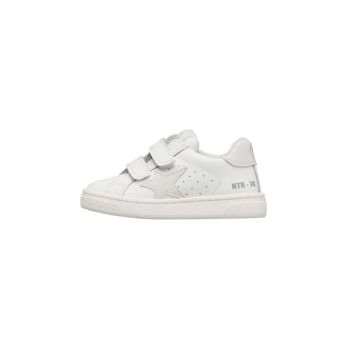 Baskets en cuir PINN VL. blanc-, NATURINO