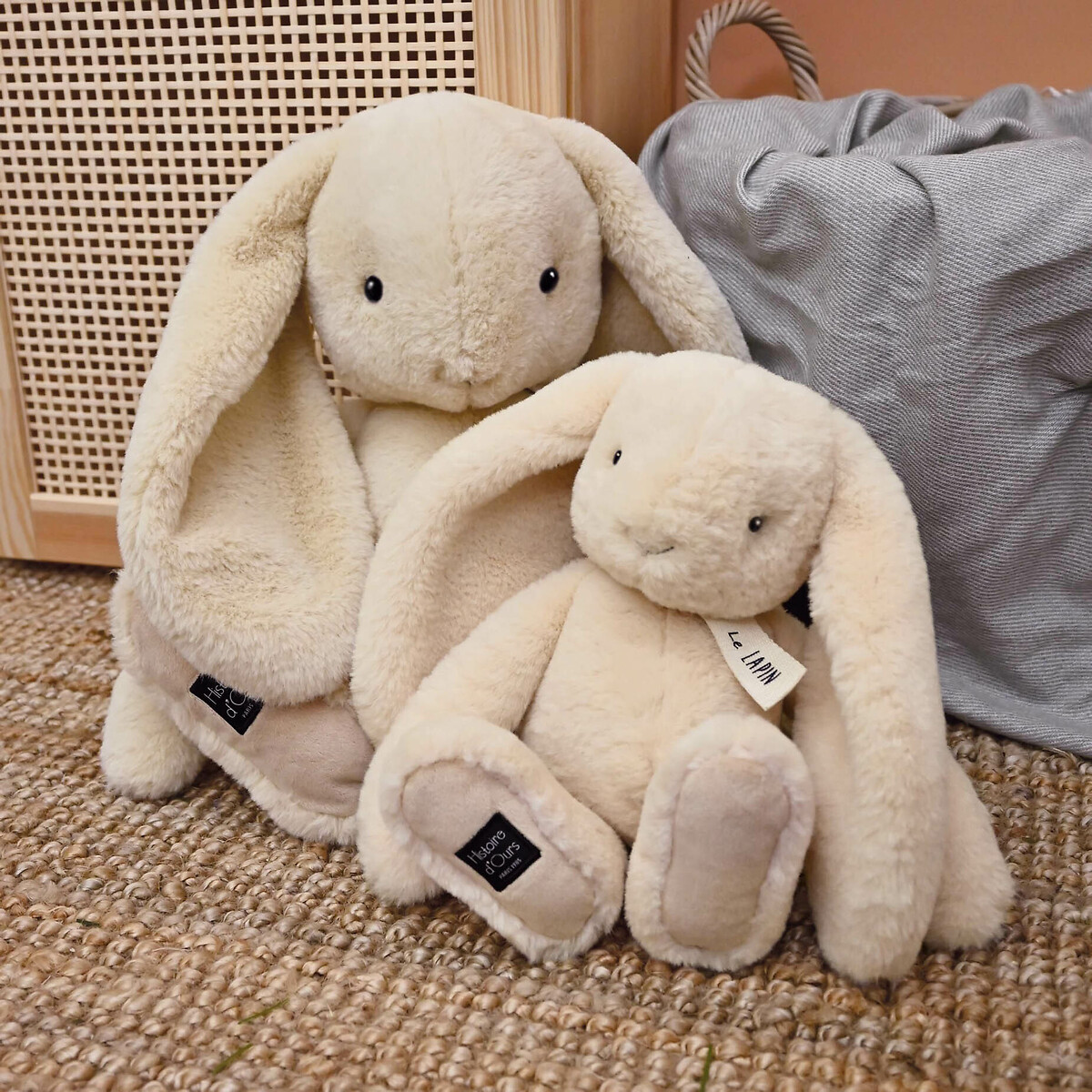 Doudou Lapin 32cm vanille, HISTOIRE D'OURS