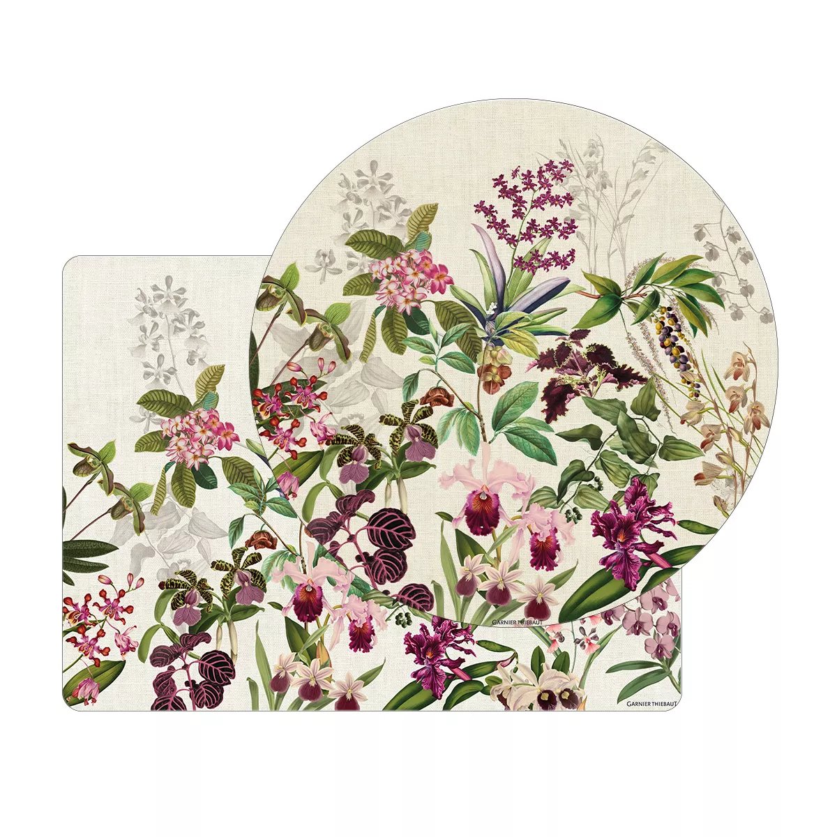 Set vinyle PARFUM D'ORCHIDEE grege, GARNIER THIEBAUT