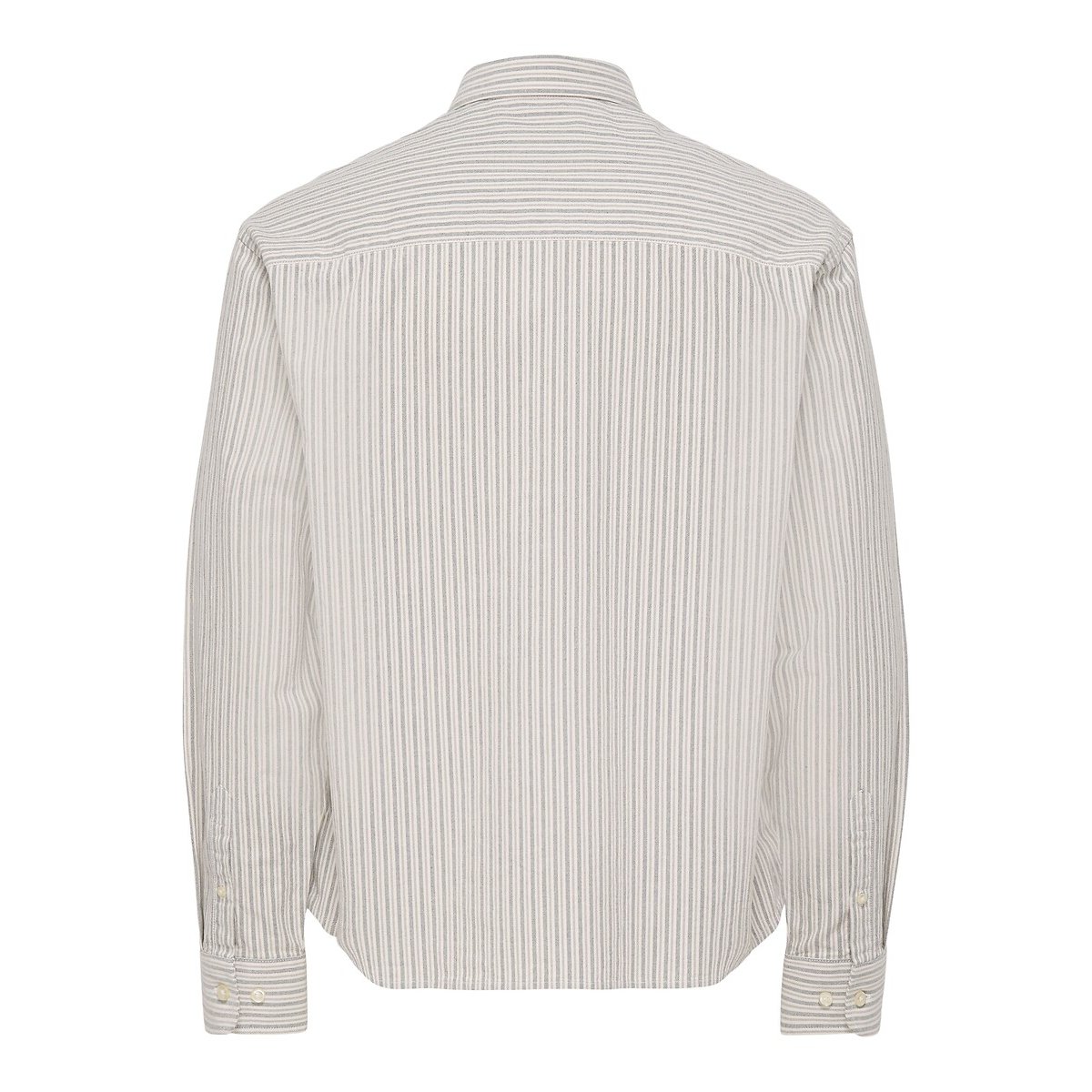 Camicia a maniche lunghe Oxford rigato/beige, ONLY & SONS