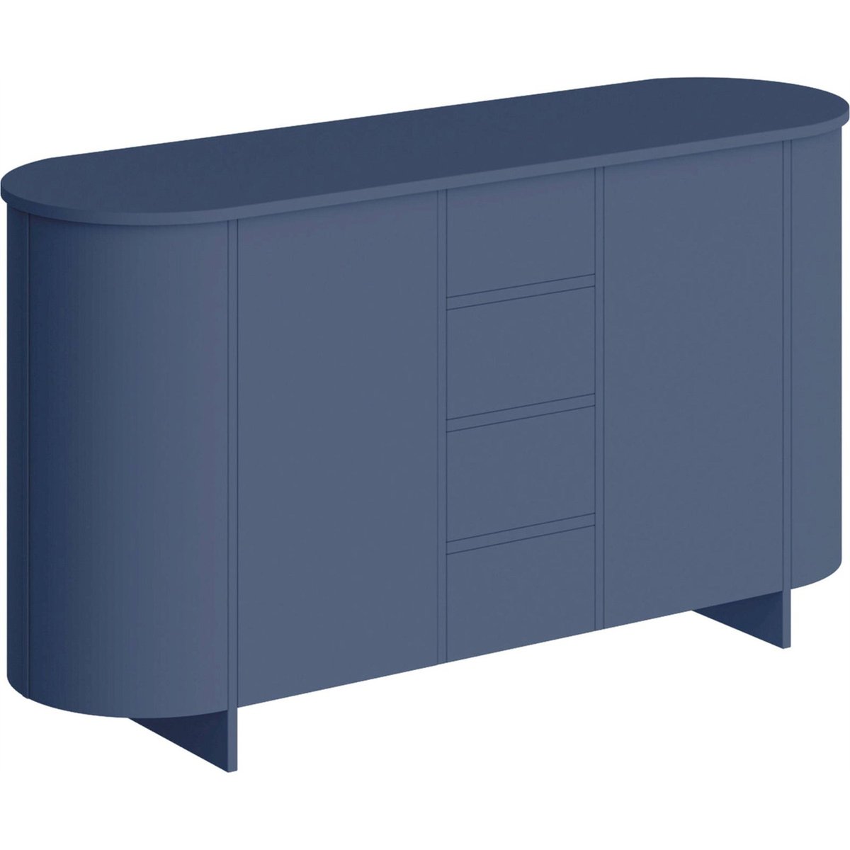 Commode 2 portes 4 tiroirs REFLICY cachemire, RECOLLECTION