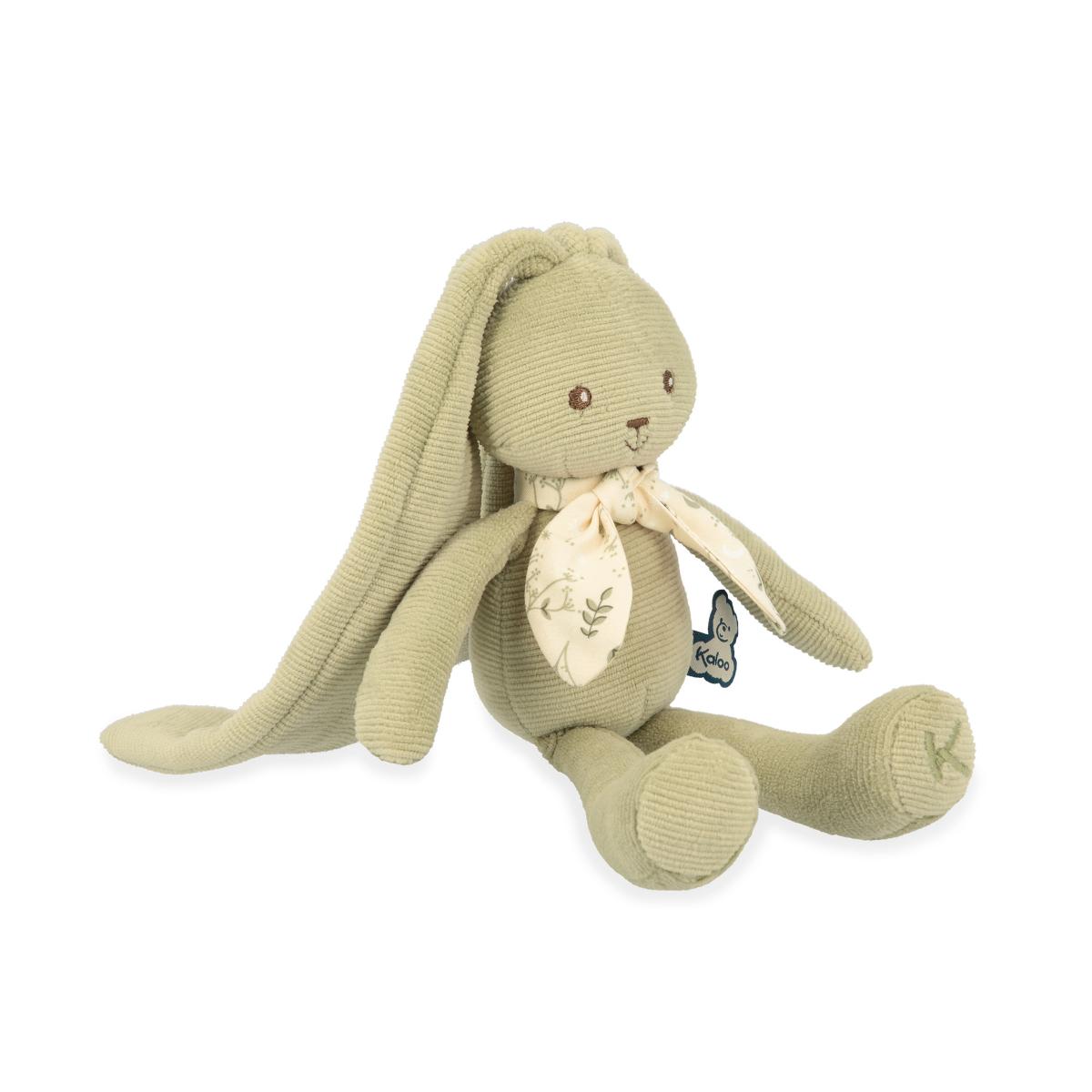 Doudou lapinoo 25 cm Vert vert, KALOO