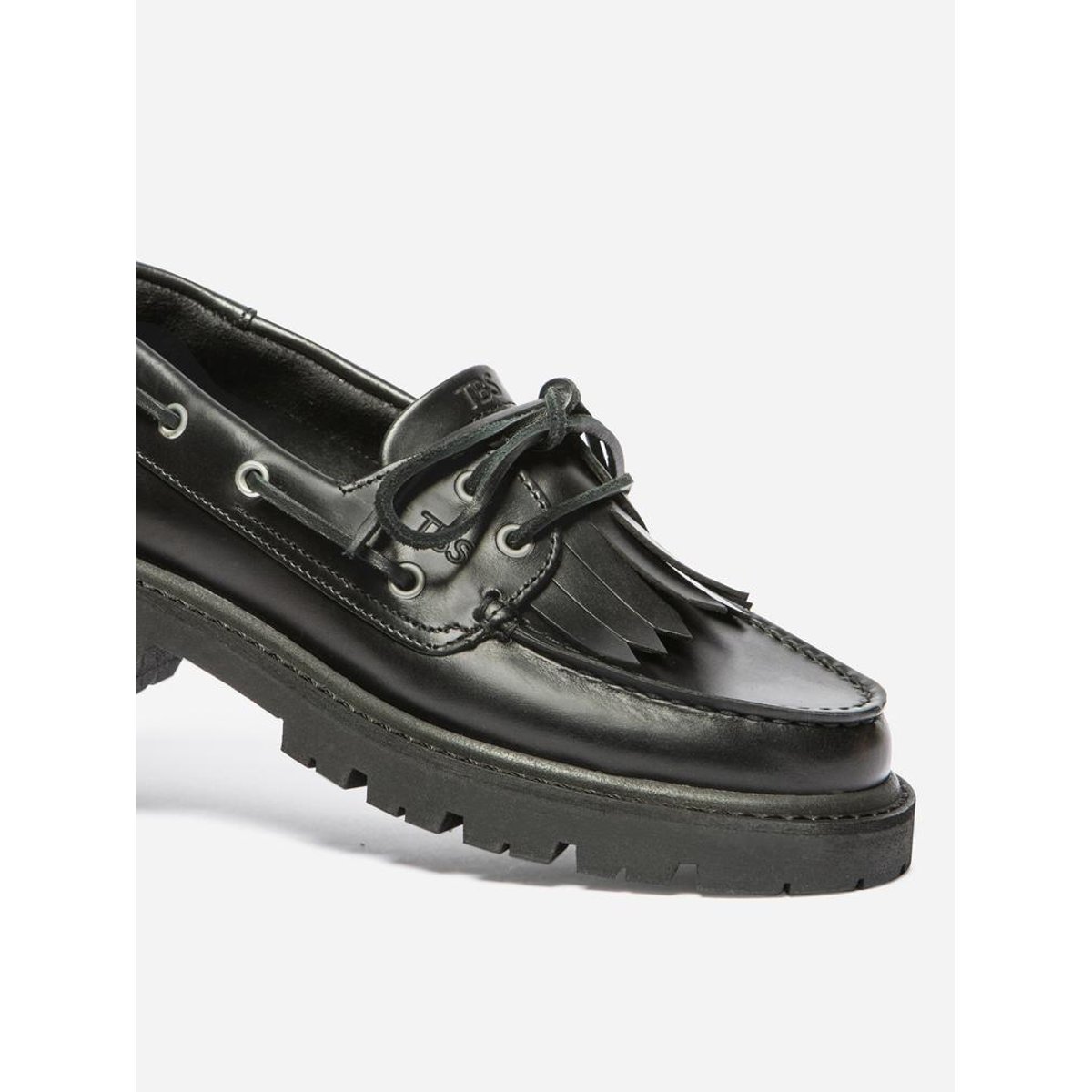 Chaussures bateau LAZARIE noir, TBS