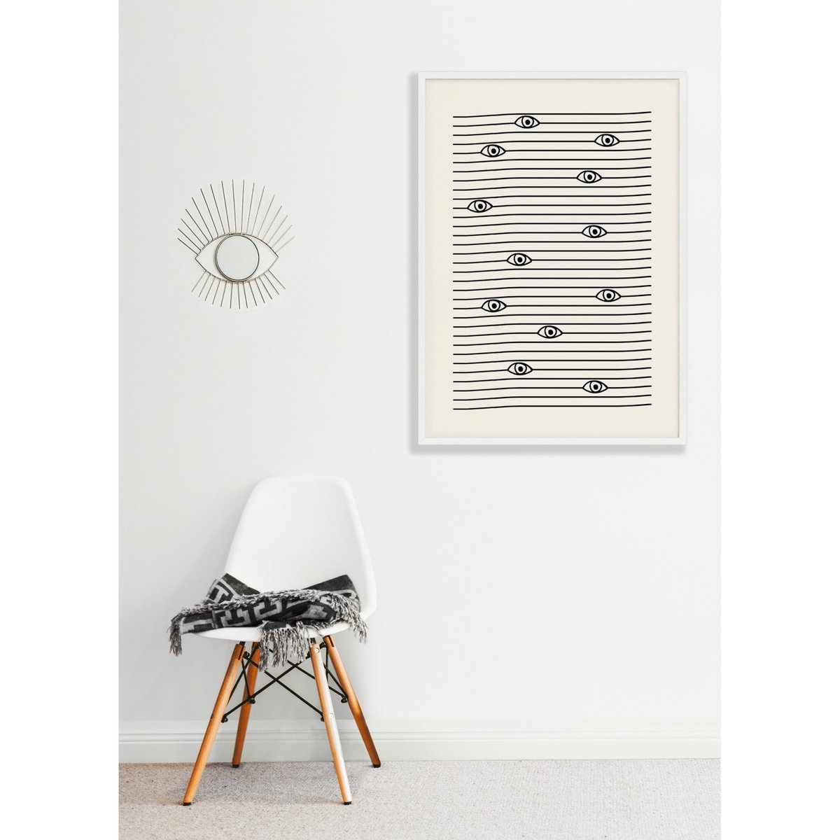 Affiche L'oeil blanc, L'AFFICHERIE