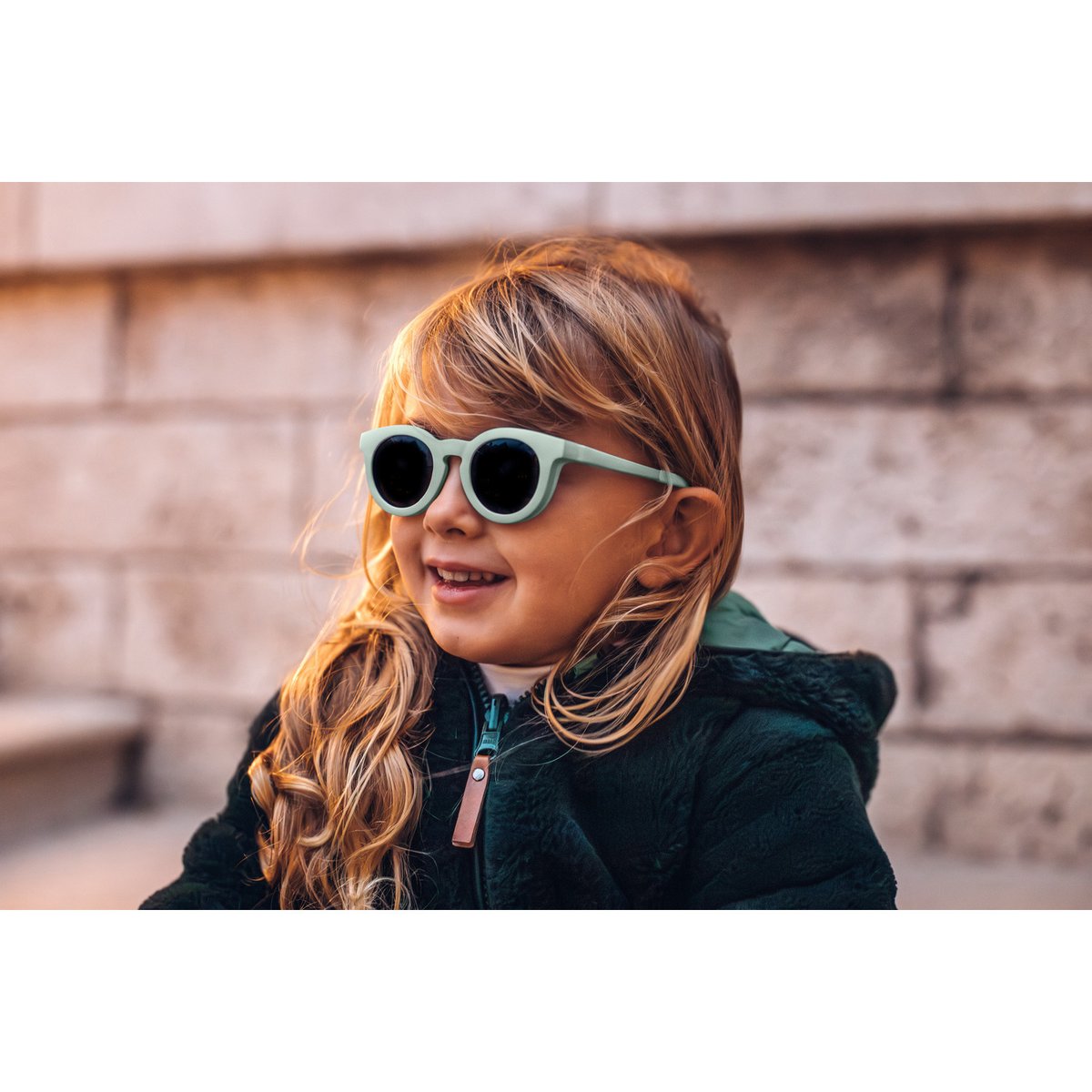 Lunettes de soleil enfant 2-4 ans vert sauge, BEABA