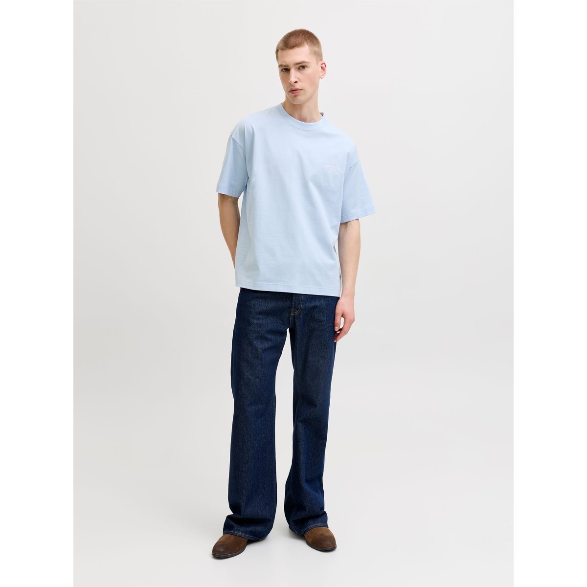 T-Shirt cashmere blue 1, JACK & JONES