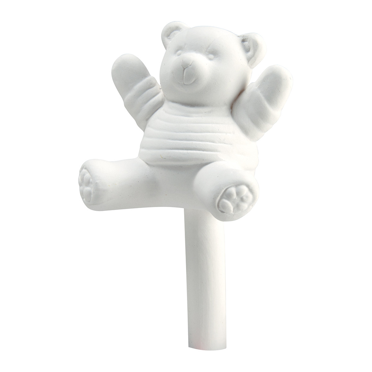 Recharge Ourson en biscuit pour diffuseur de parfum blanc, MATHILDE M