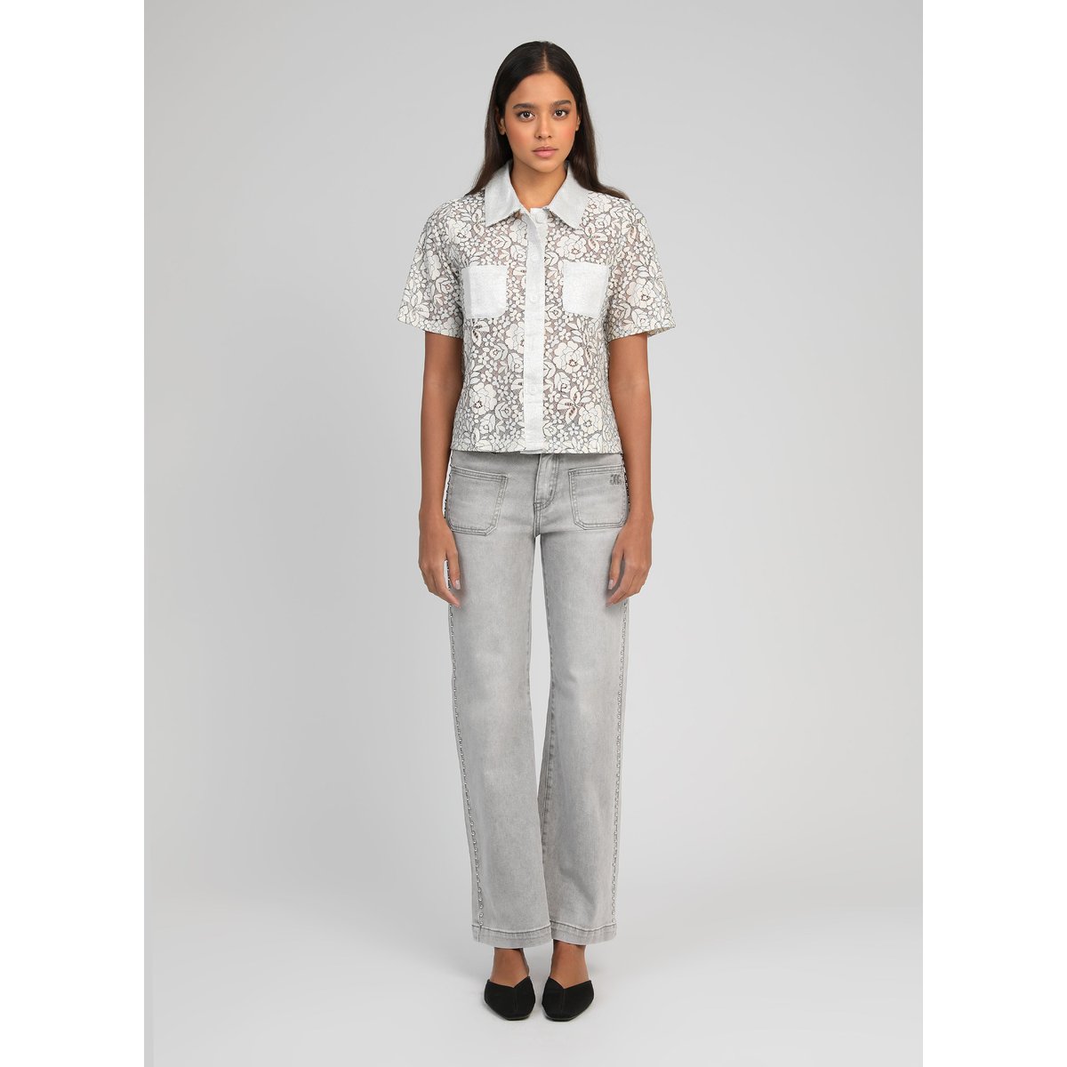 Chemise ATIMIA blanc, AN'GE