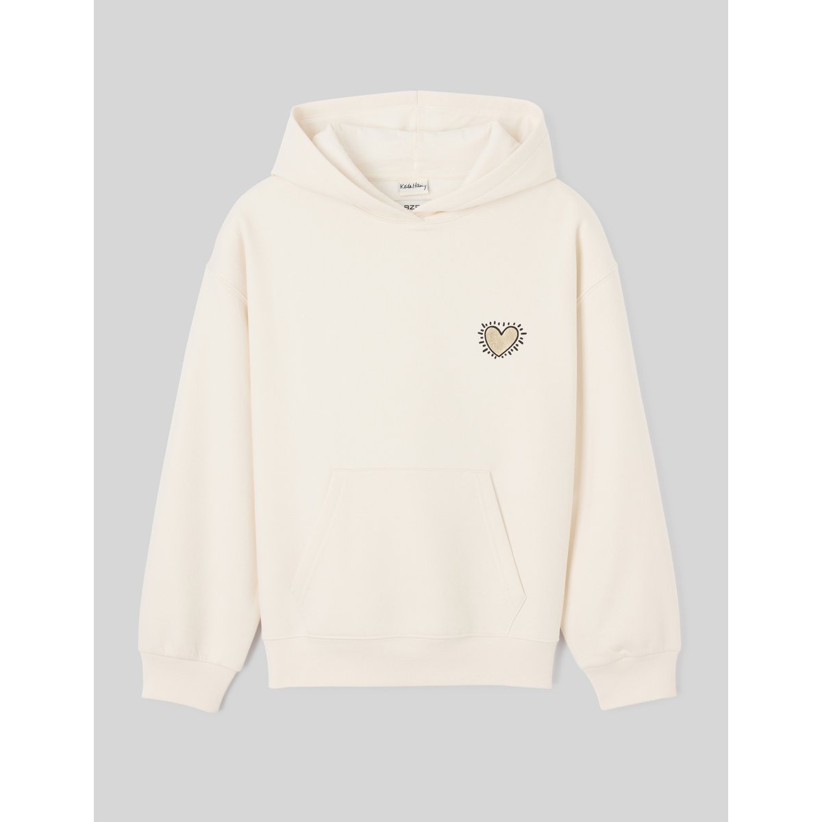 Sweat licence keith haring blanc cassé, BZB