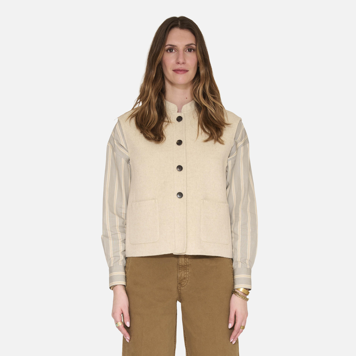 Veste VIBOU greige, MKT STUDIO