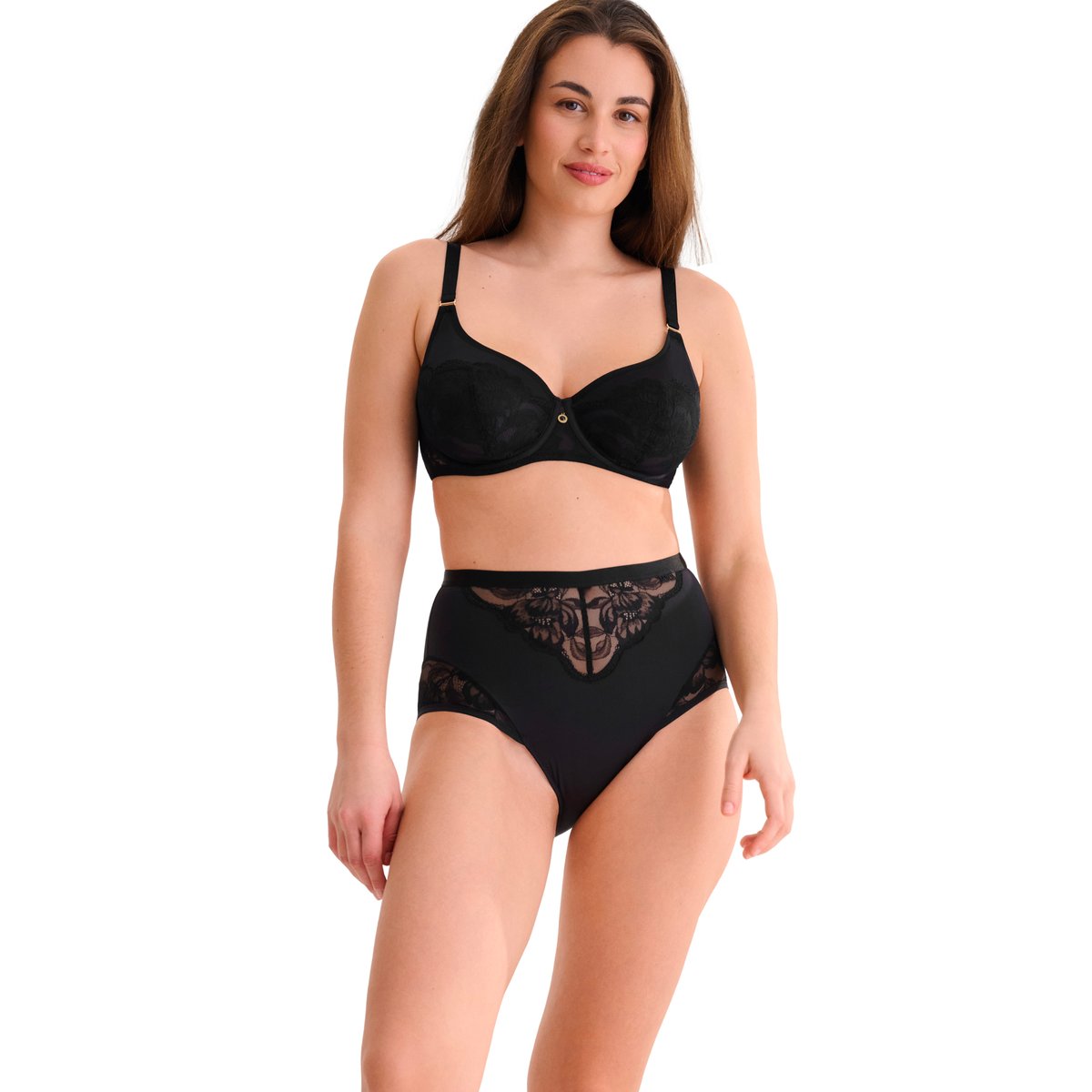 Soutien-gorge armaturé ROBIN noir, LISCA