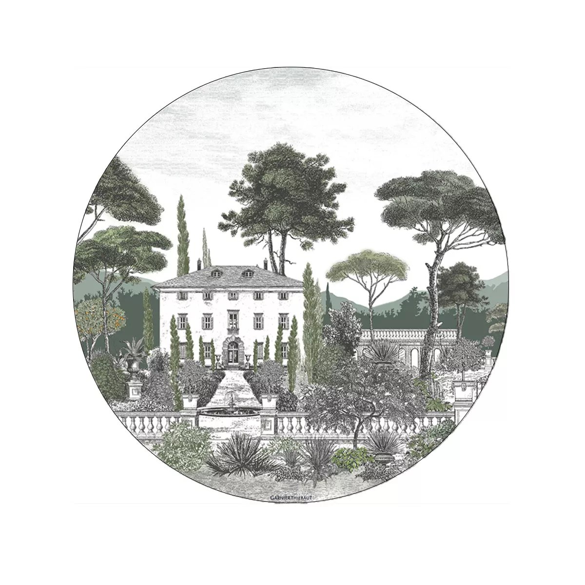 Set vinyle PALAZZINA verde, GARNIER THIEBAUT
