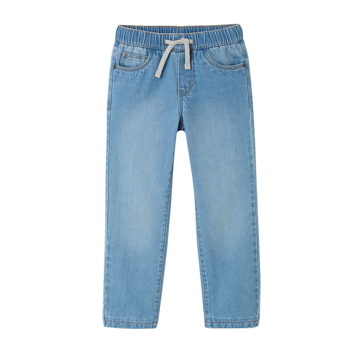 Jean large doublure polaire double stone, VERTBAUDET