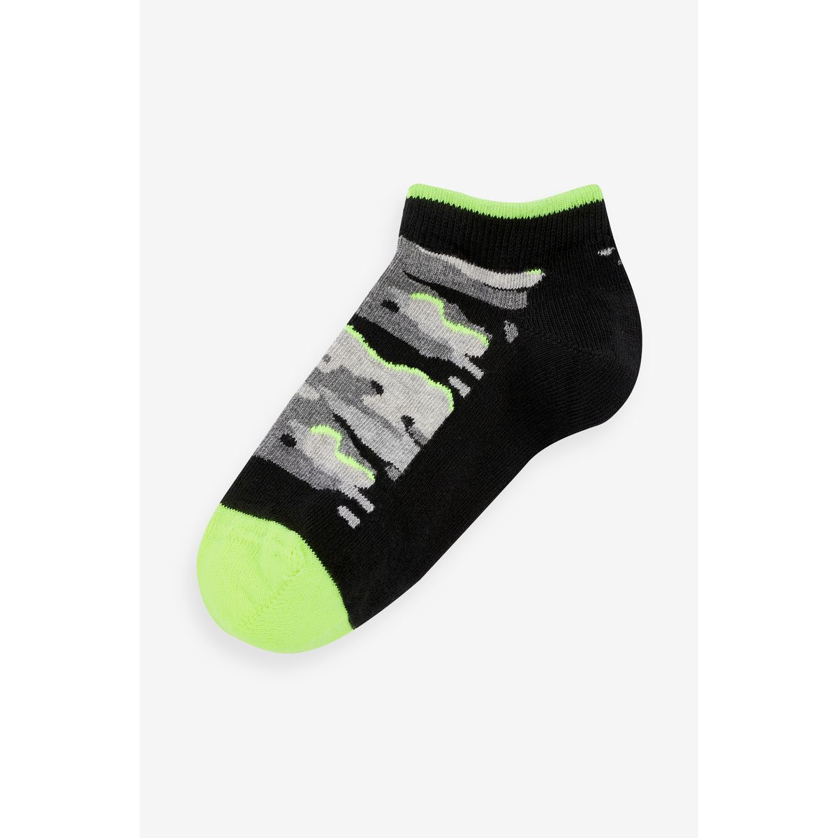 Chaussettes, lot de 7 noir camo brillant, NEXT