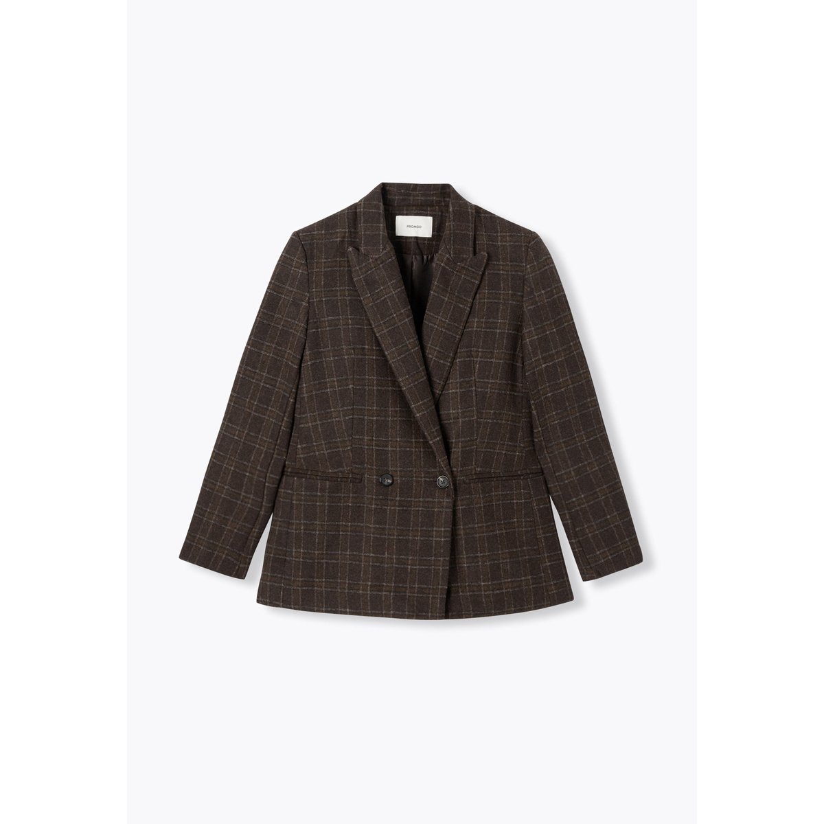 Veste blazer à carreaux carreaux multicolores, PROMOD