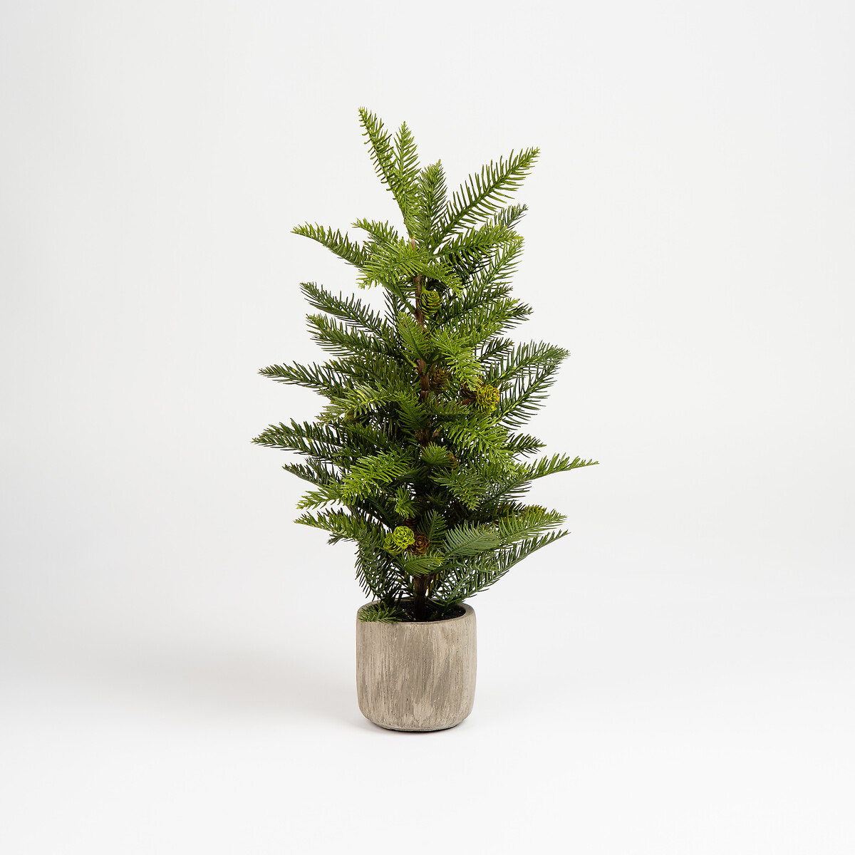 61cm Christmas Pine Tree in Cement Pot green, SO'HOME