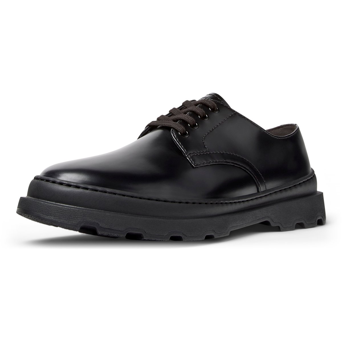 Derbies Brutus+ cuir noir, CAMPER