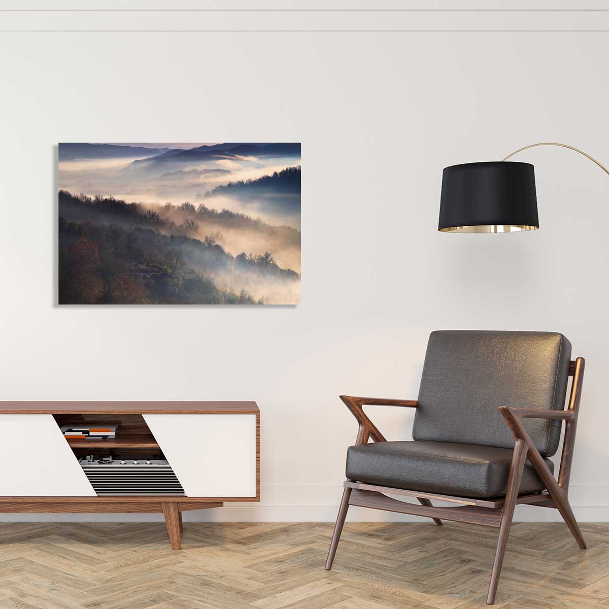 Tableau brume magique tableau alu dibond, HEXOA