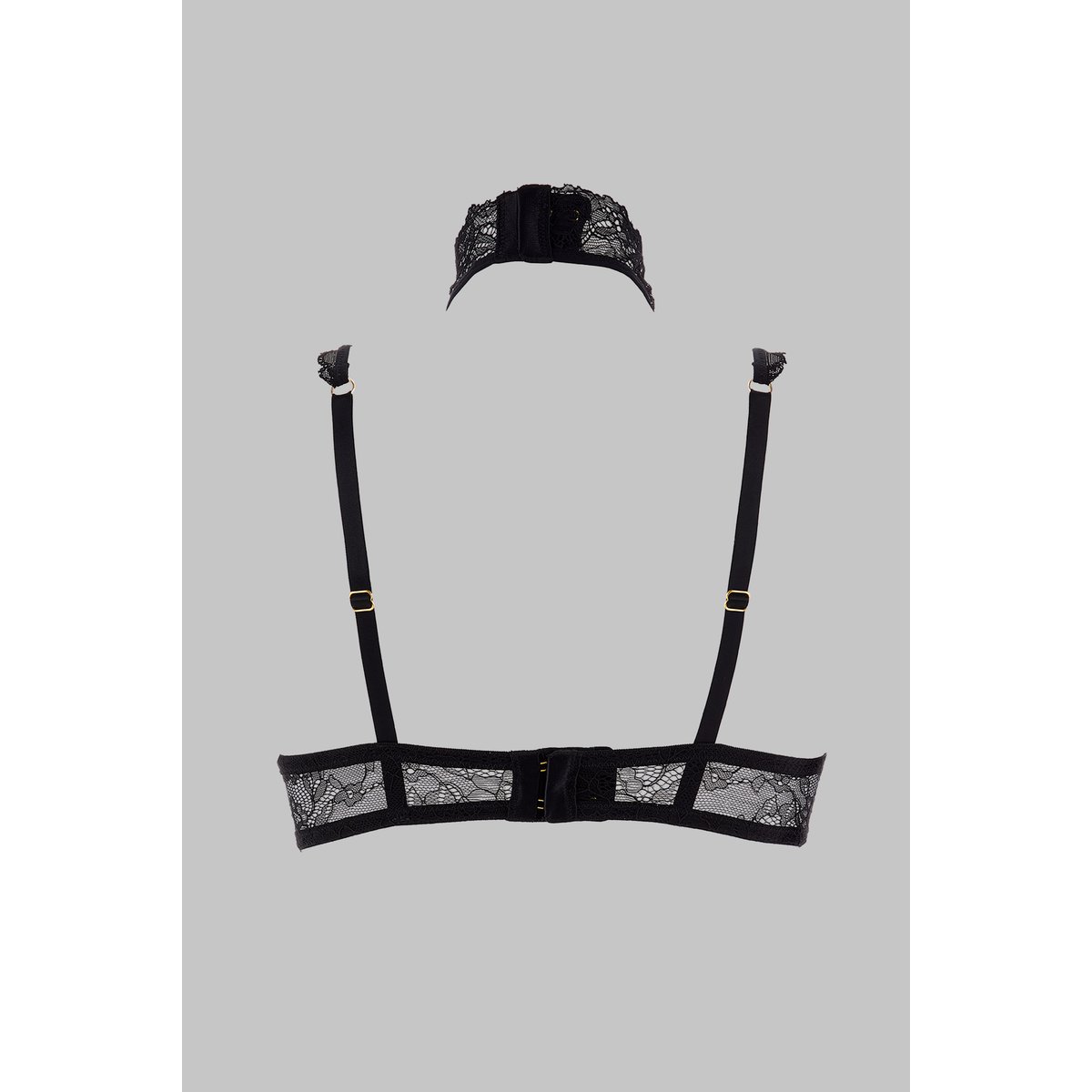 Soutien-gorge seins nus Le Petit Secret noir, MAISON CLOSE
