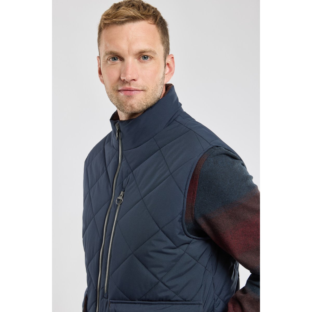 Veste sans manches HELIX navy, BERMUDES