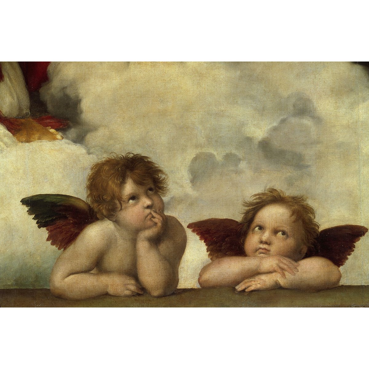 Tableau détail de la Chapelle Sixtine par Raphael tableau alu dibond, HEXOA
