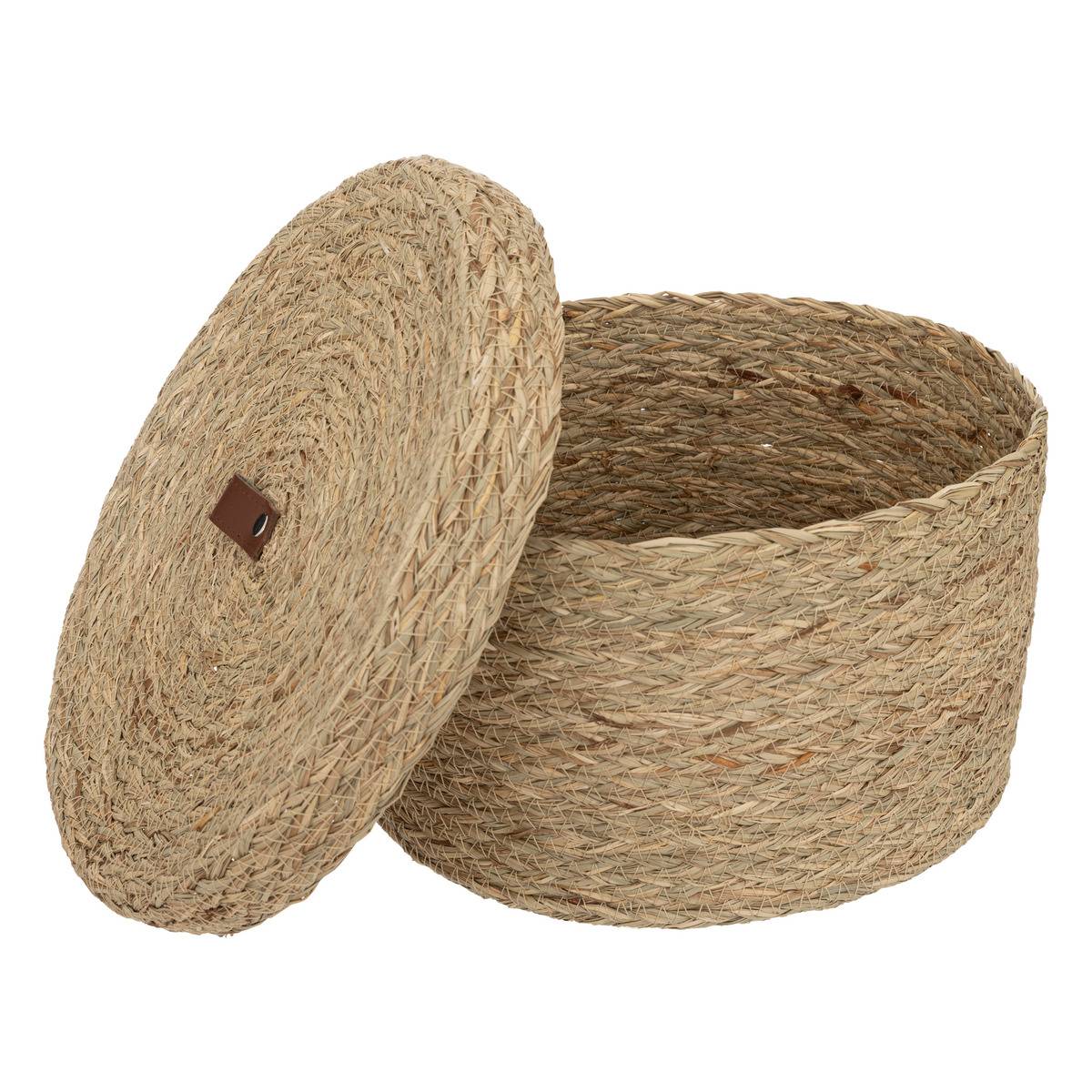 Lot de 2 boîtes ARIANNA beige, ATMOSPHERA