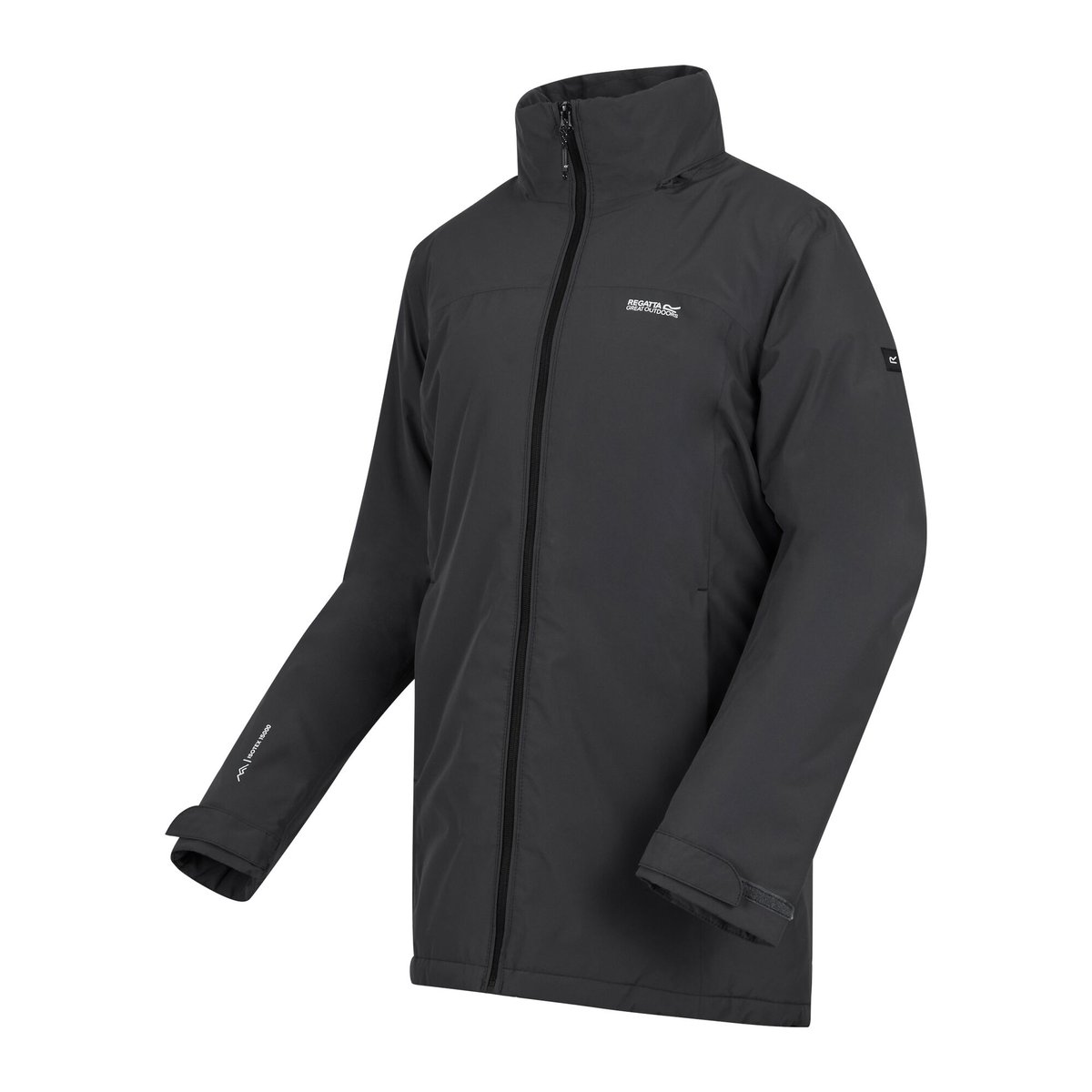 Veste imperméable isolante à capuche TAMLIN gris, REGATTA