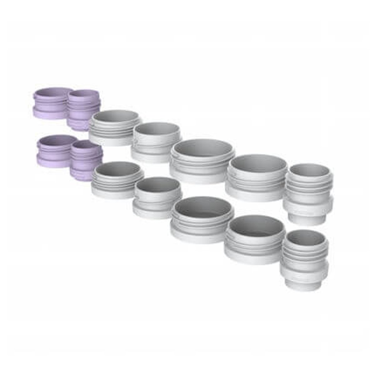 Adaptateurs direct Pump pour tire lait gris, BABYMOOV