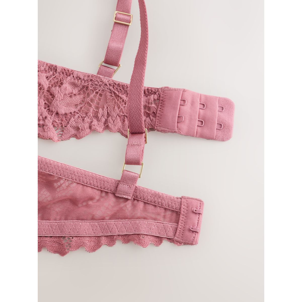 Soutien-gorge en dentelle ultra confort rose, NEXT