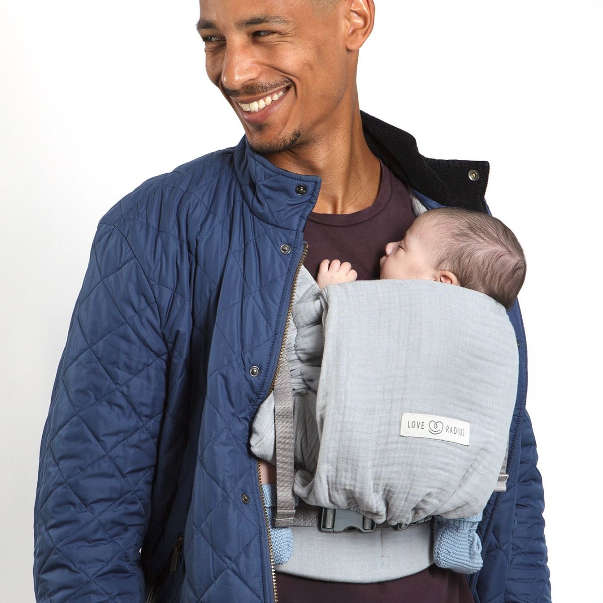Porte bébé PhysioCarrier V2 gris, LOVE RADIUS