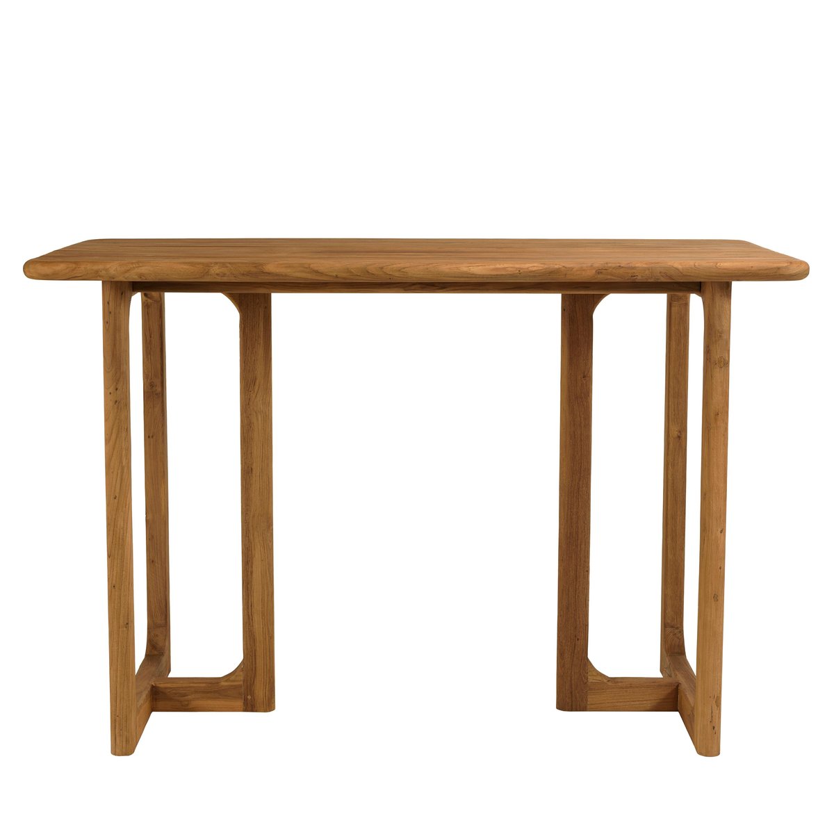 Bar de jardin 160 cm en teck recyclé ORIA bois naturel, PIER IMPORT