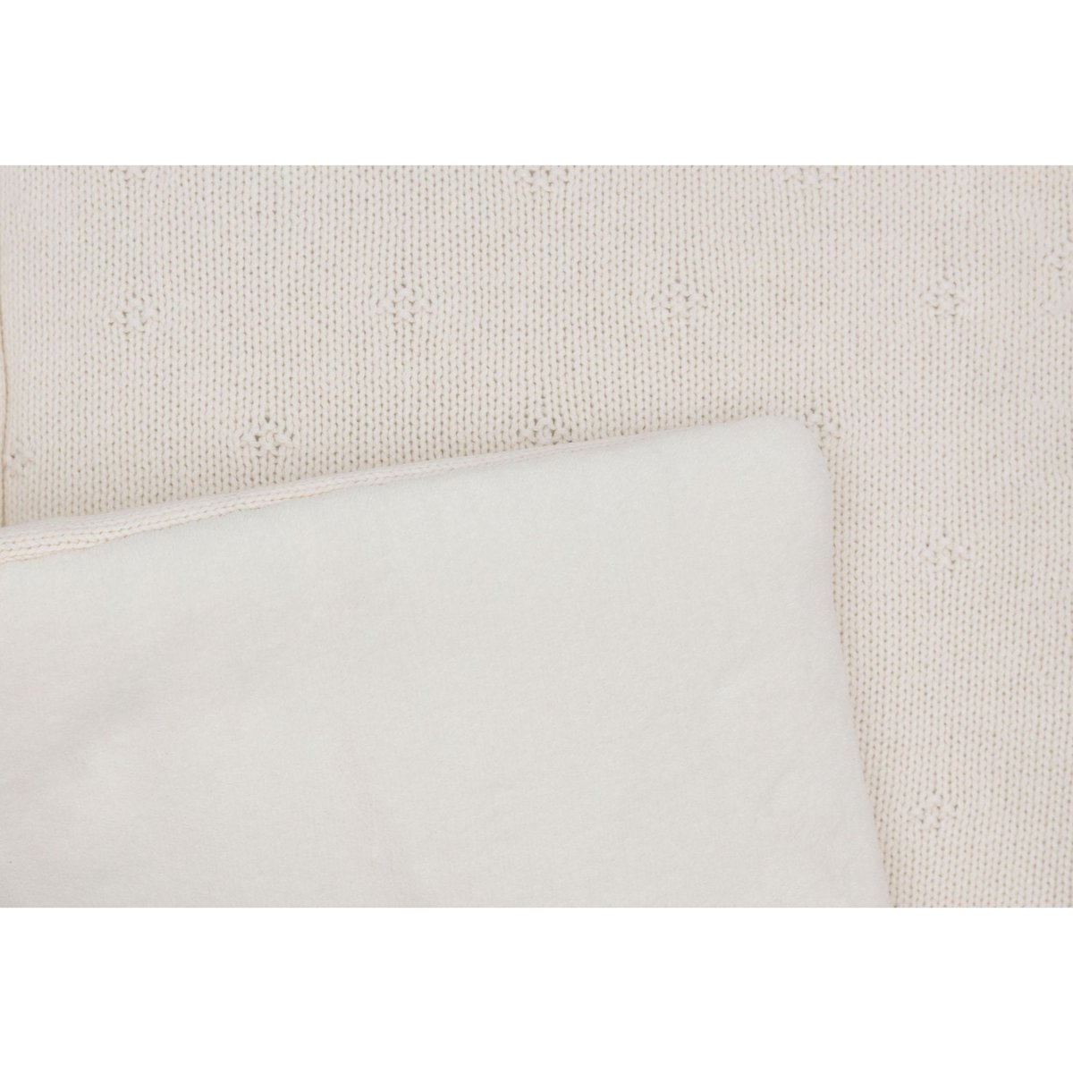 Tapis de parc 75x95 cm Cosy Knit ivoire, JOLLEIN