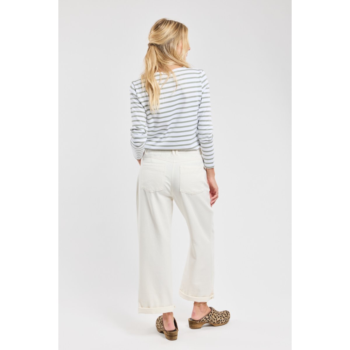 Pantalon large en denim naturel, ARMOR-LUX