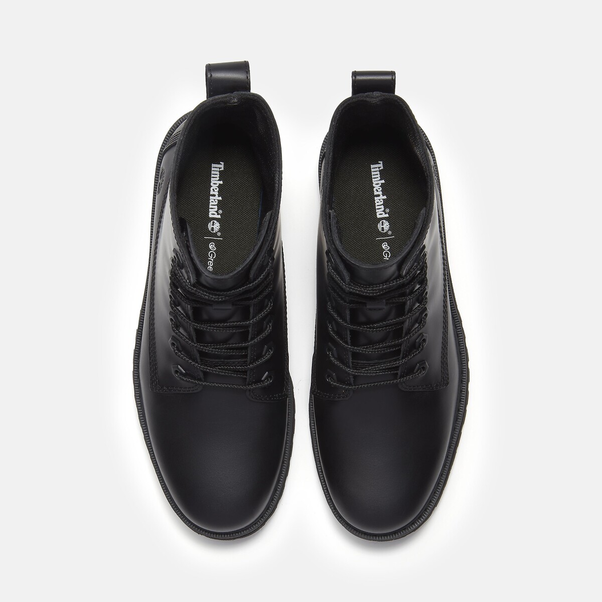 Botines con cordones, de piel, BRITTON DRIVE MID LACE negro, TIMBERLAND