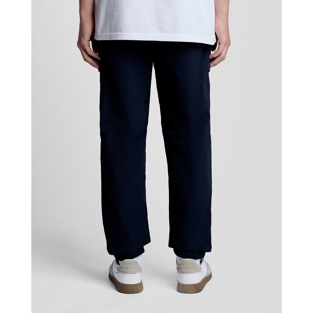 Pantalon de survêtement à revers bleu foncé marine, LYLE & SCOTT