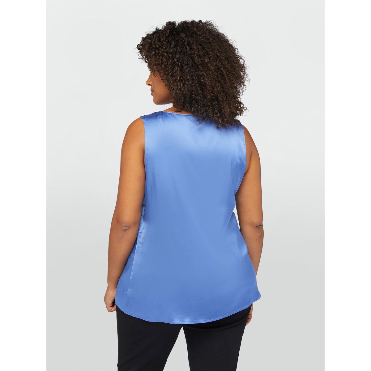 Haut avec dentelle light - blue, FIORELLA RUBINO