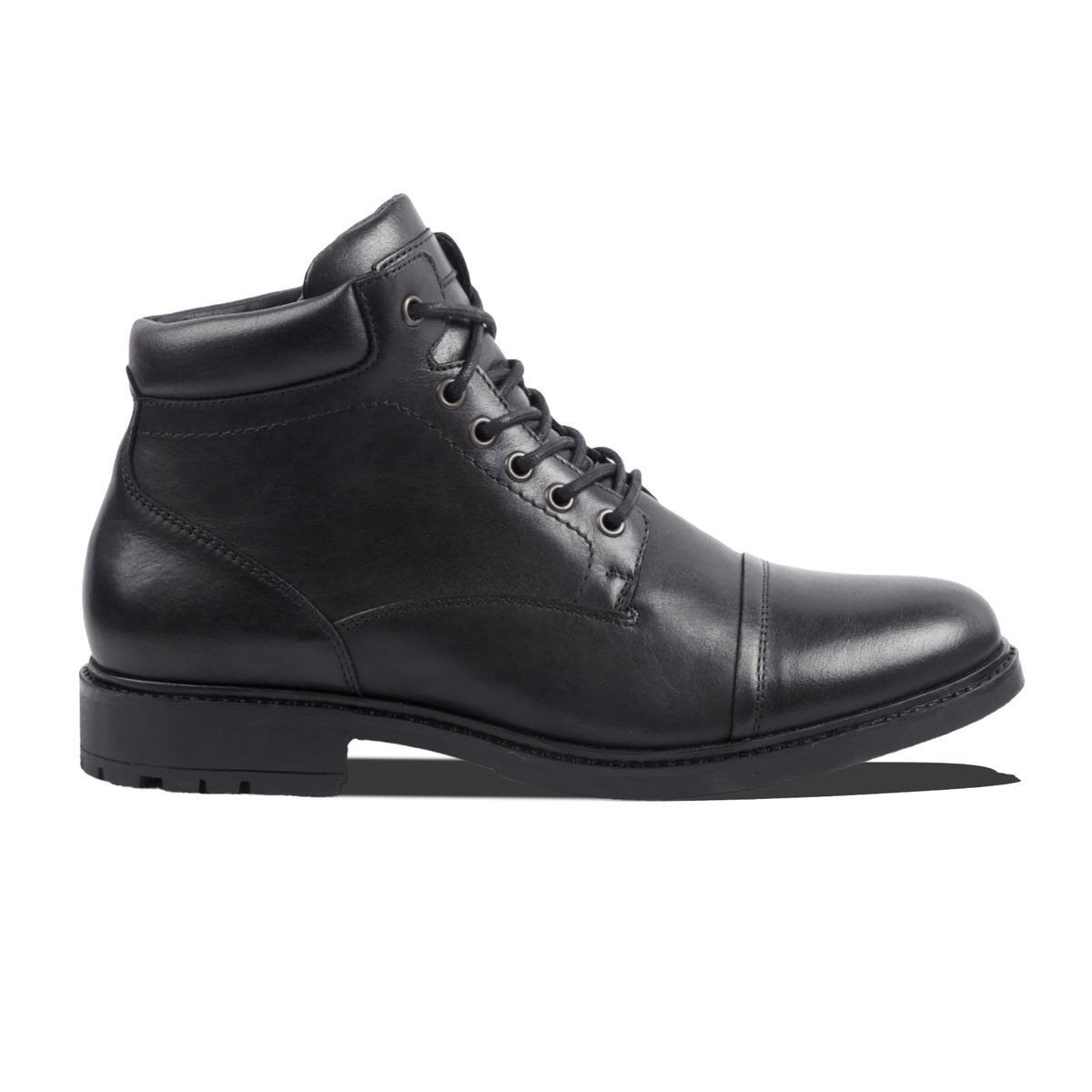 Boots rangers Elliot cuir noir, JULES & JENN
