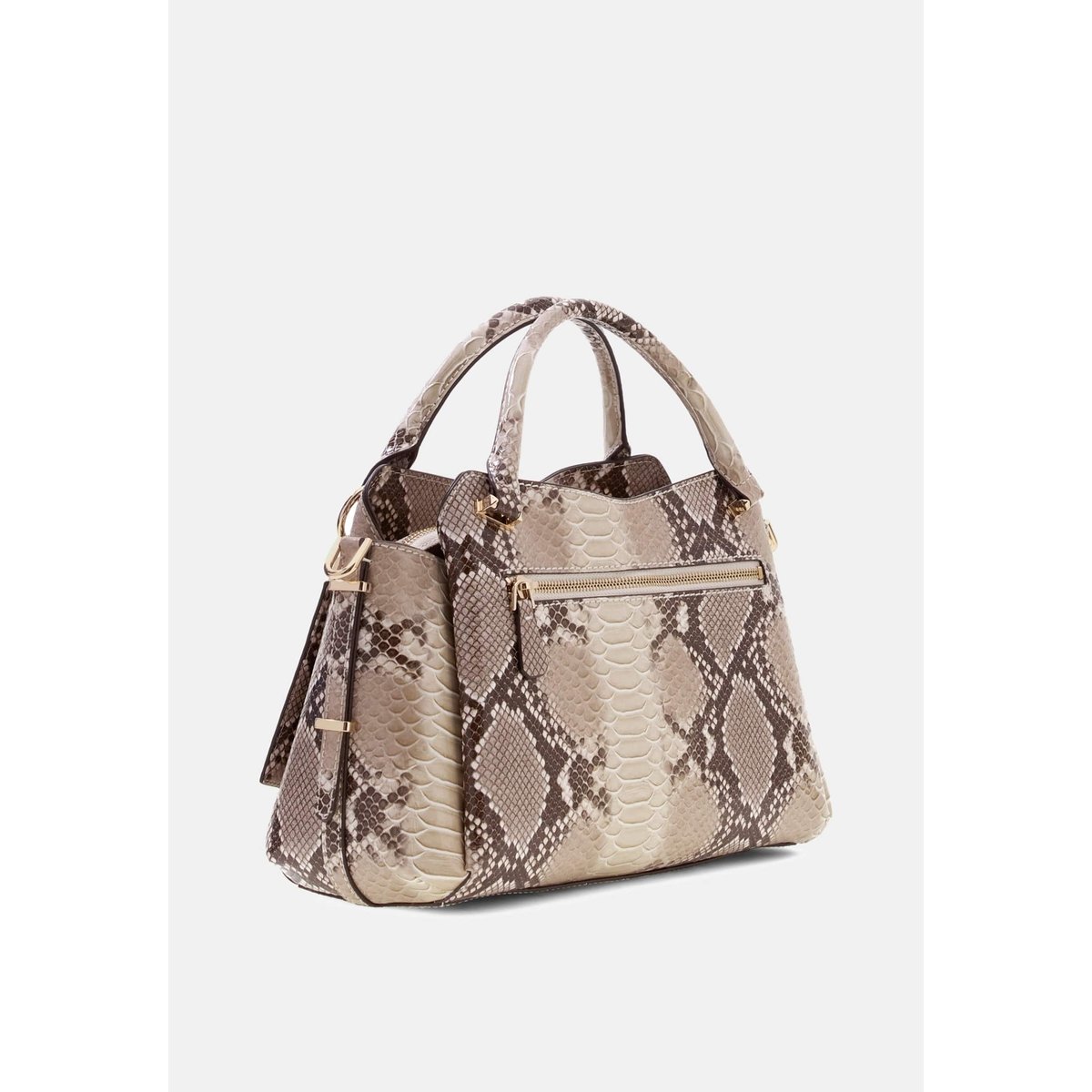Sac À Main Imprimé Animalier Yvonne marron multi, GUESS