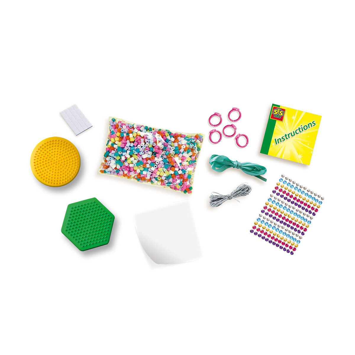 Brinquedo "Missangas joias de diamantes", SES multicolor, SES