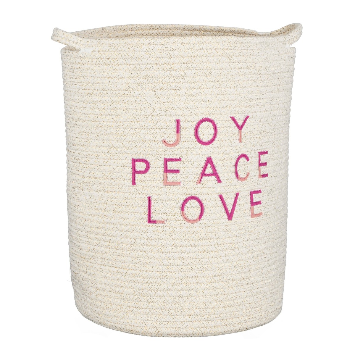 Ensemble de paniers de rangement blanc, MICA DECORATIONS