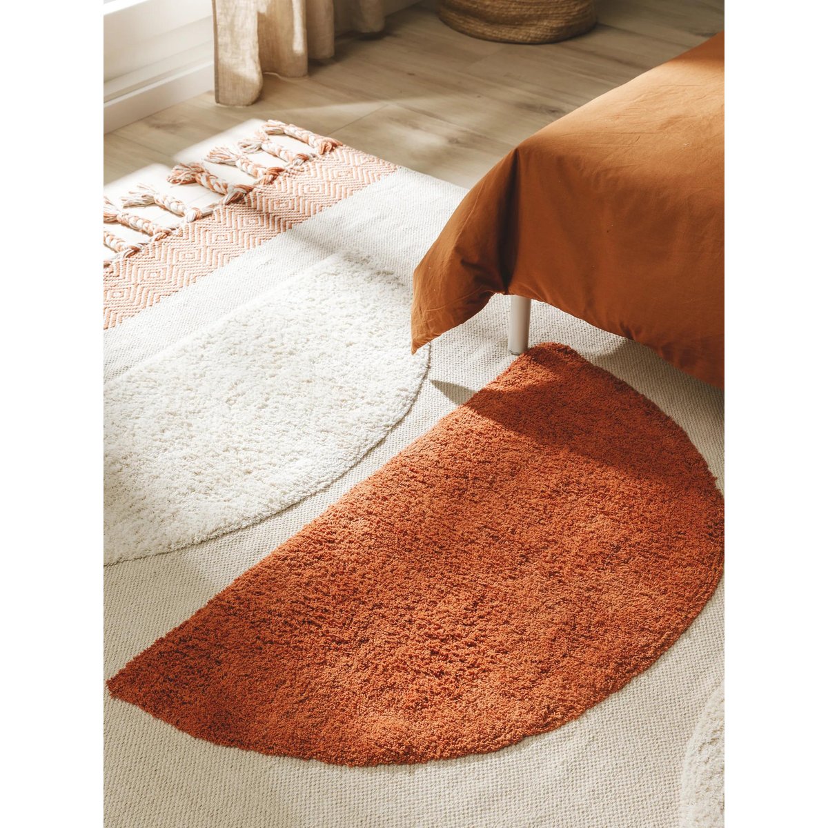 Tapis en coton fait main GIBSON orange, BENUTA