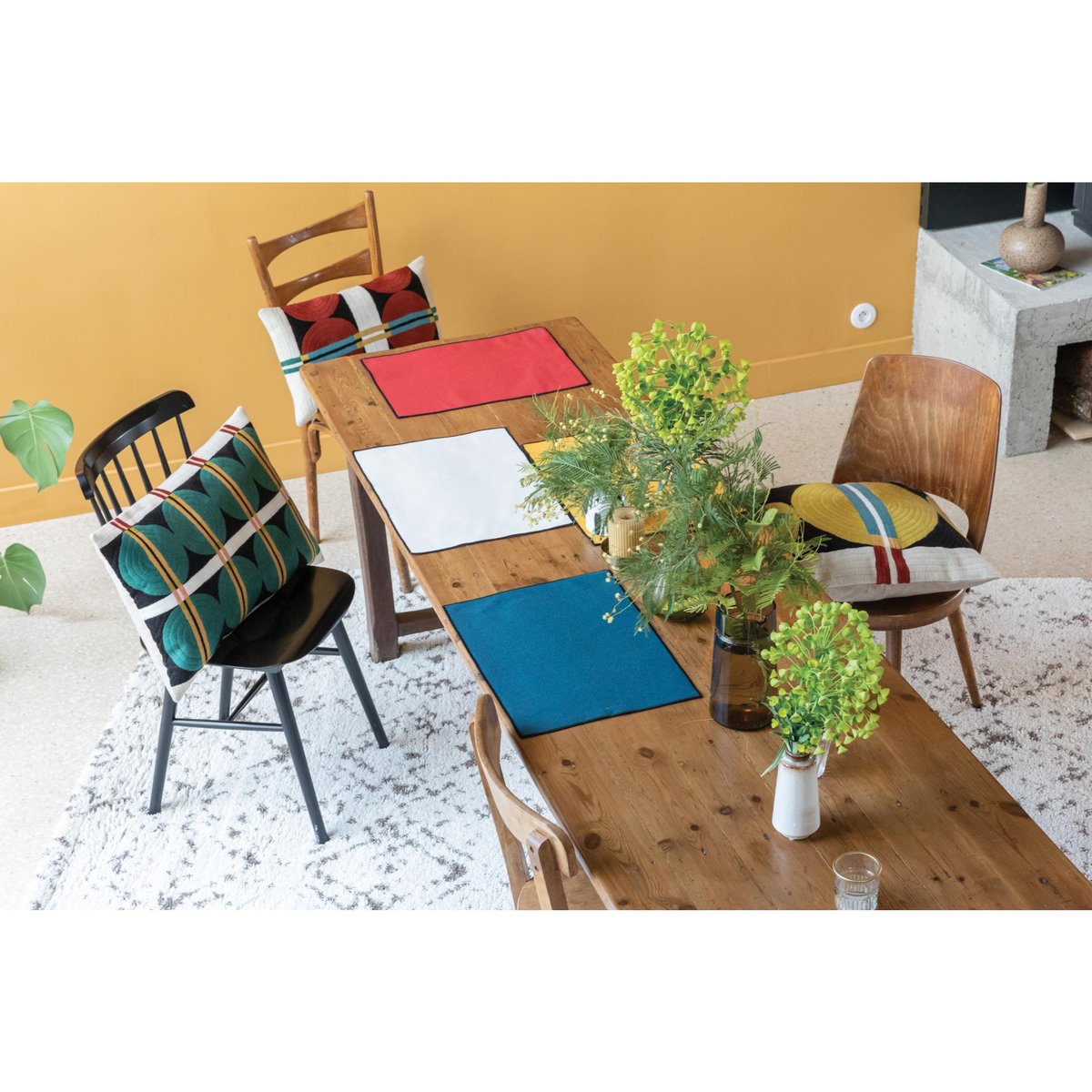 Tapis Albane neige, VIVARAISE