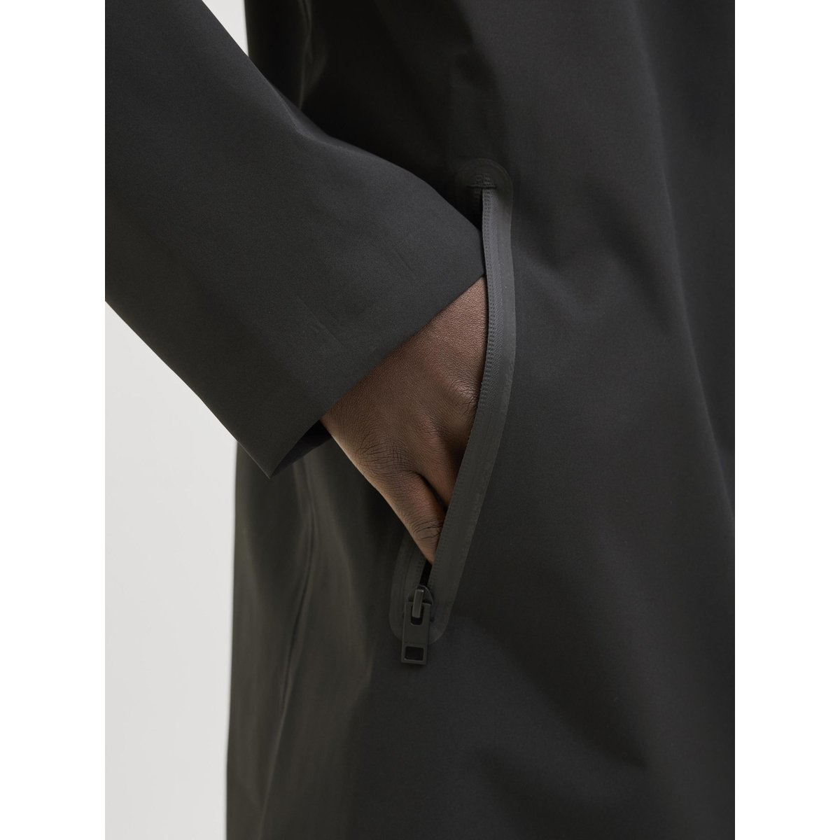 Parka à capuche noir, JACK & JONES