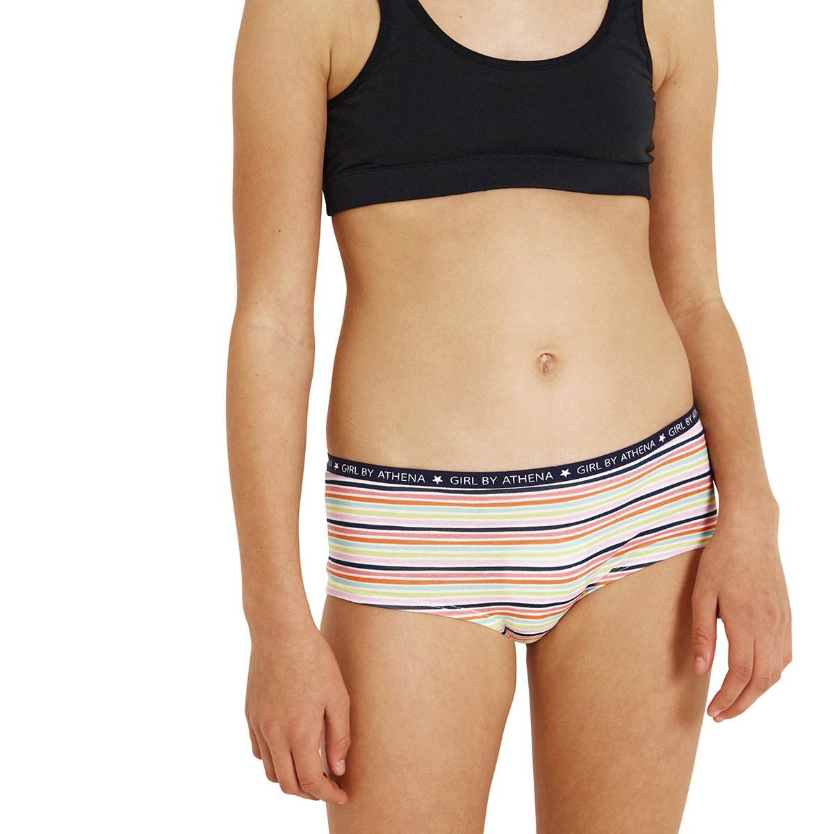 Culottes, lot de 4, MODE bleu-rose-blanc, ATHENA