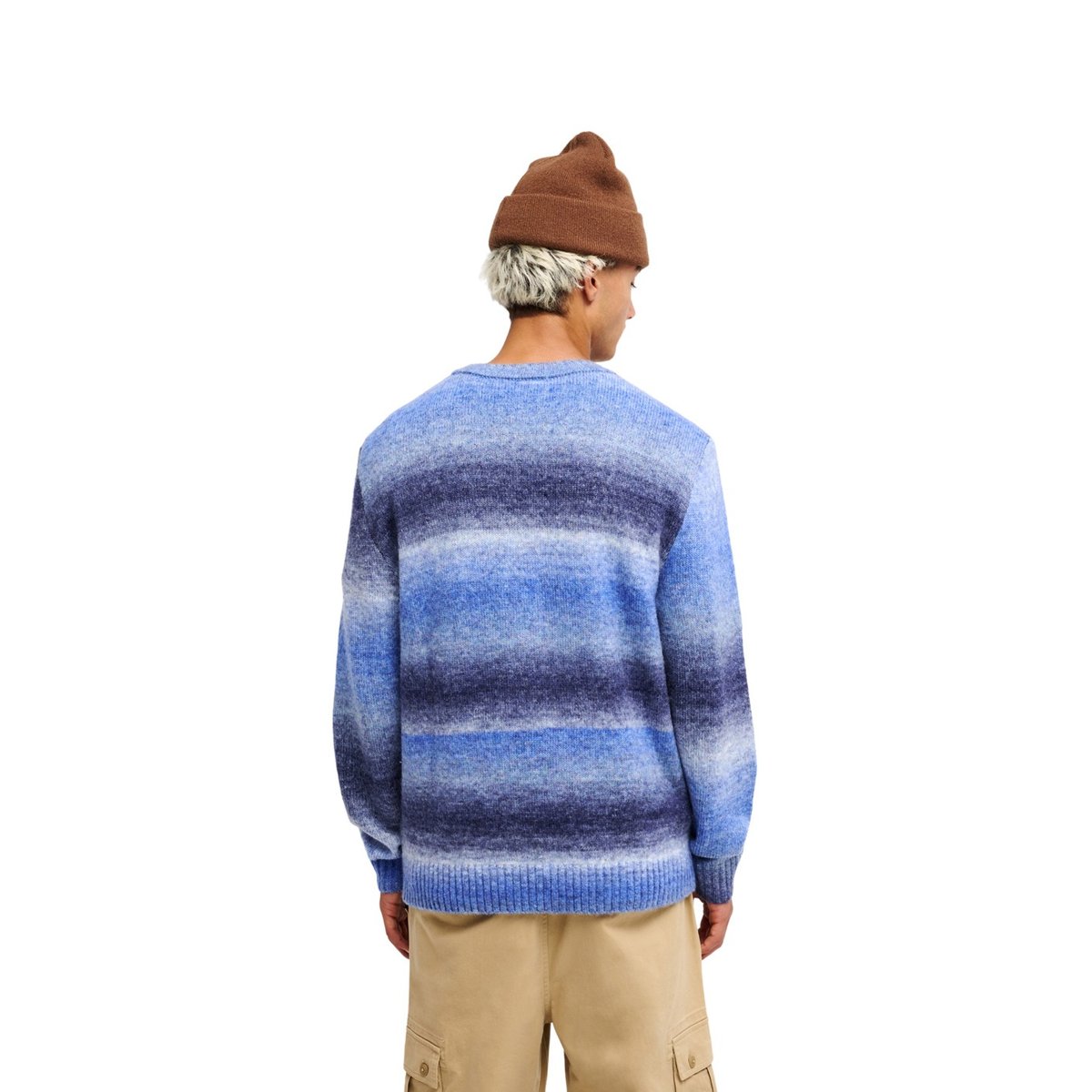 Pull LIMA HAIRY bleu dark denim gradient, QUIKSILVER