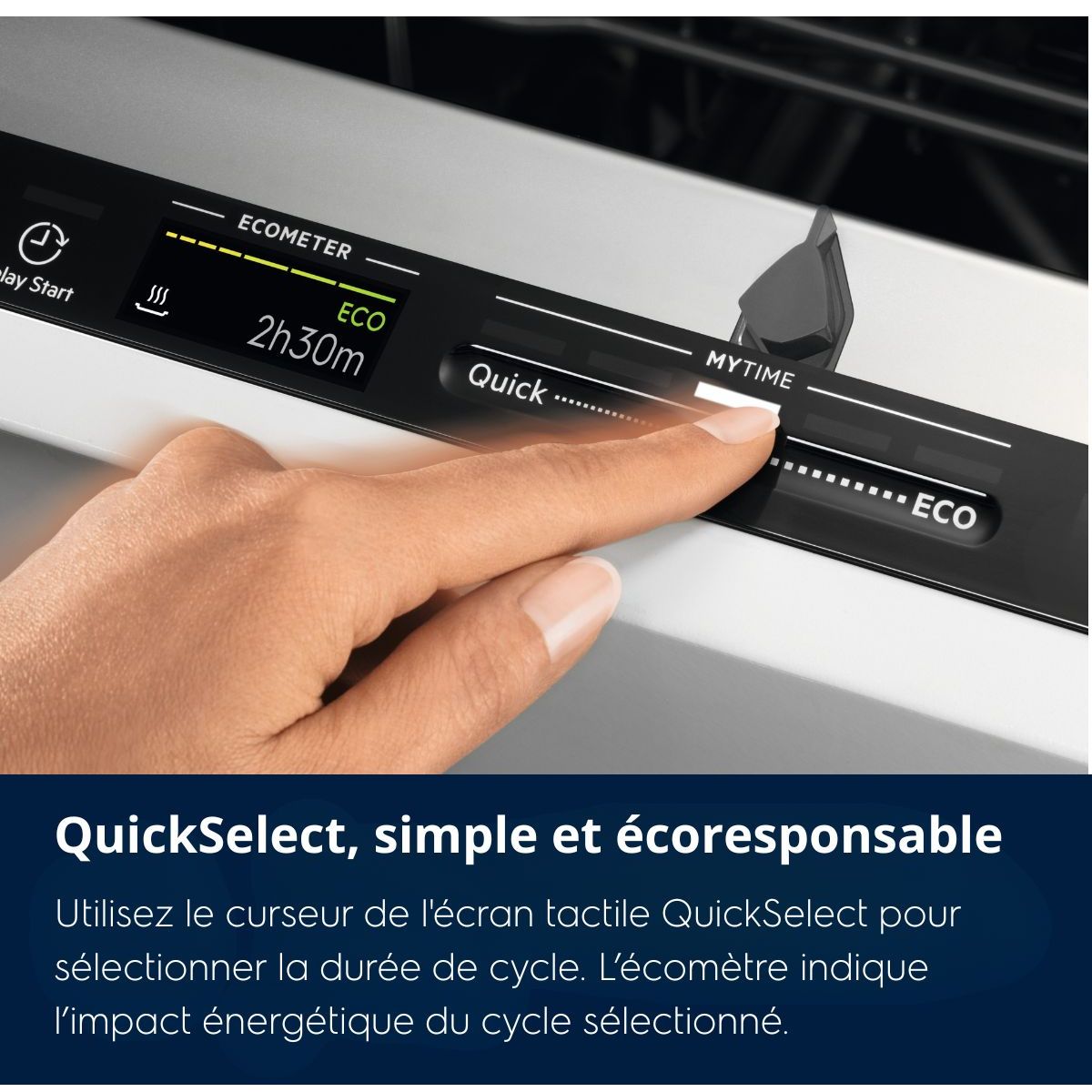 Lave vaisselle encastrable EEQ47310L AirDry couleur unique, ELECTROLUX