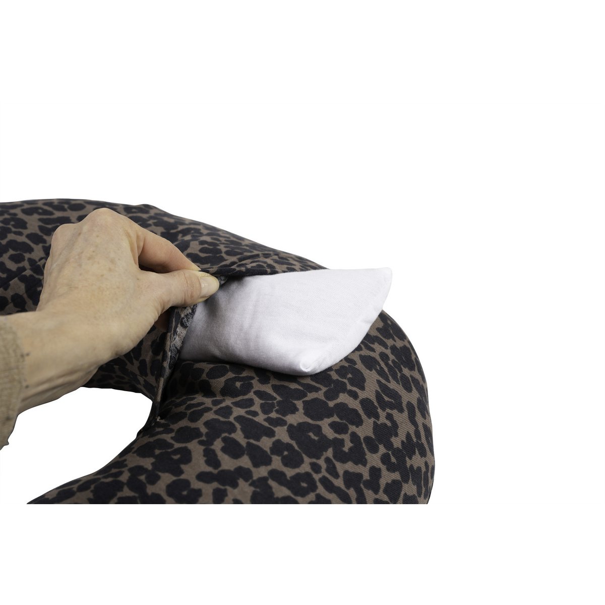 Coussin d'allaitement LITTLE WARMY léopard, BEABA